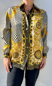 Savage Baroque Silk Dress Shirt