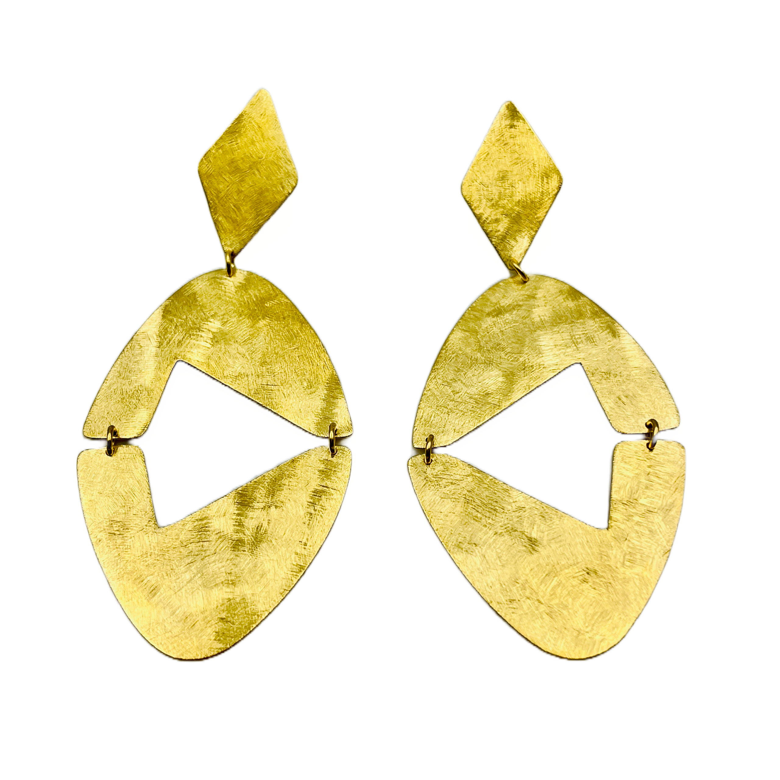 Gold Marvel Earrings