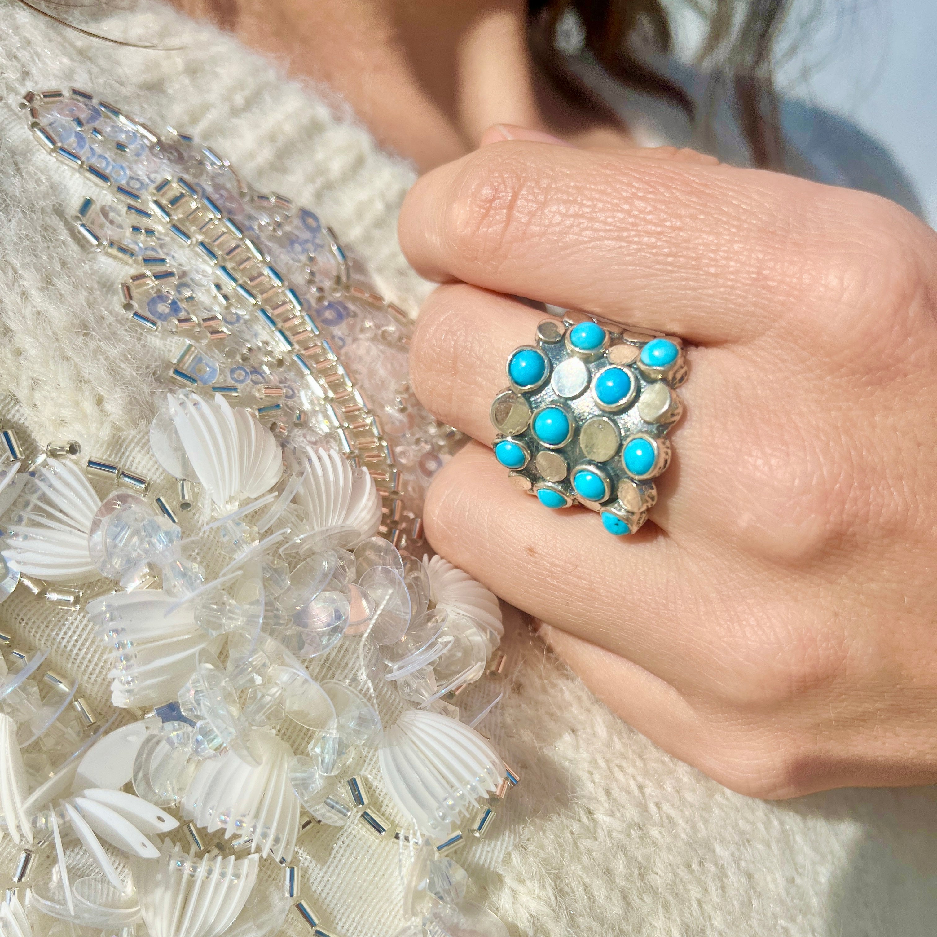 Turquoise Chunky Ring